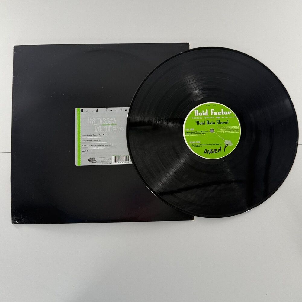 Acid Factor Acid Rain Storm 12” Vinyl Fantasy Remixes StreetBeat Breakbeat (011)